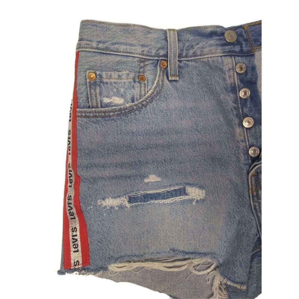 Levi's Cutoffs 502 Raw Hem Size 29 NEW - Picture 2 of 7